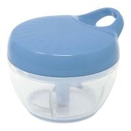 Tritatutto manuale tripla lama azzurro