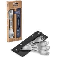 Set 4 posate in acciaio inox Picnic Spork
