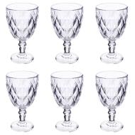 Set 6 calici Elizabeth Sibilla trasparente cl 34