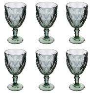 Set 6 calici Elizabeth Sibilla verde cl 34