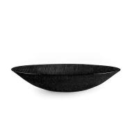 Centrotavola in vetro effetto glitter Charme Black cm 30