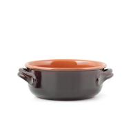 Casseruola a due manici in terracotta
