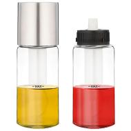 Oliera/acetiera spray in vetro e acciaio inox 70 ml