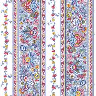 Tovaglia rotonda Gentiane Multicolore 180cm