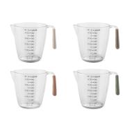 Caraffa graduata in polistirene 1 litro (colori assortiti)