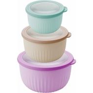 Set 3 contenitori ermetici alti per alimenti Lillo Smart