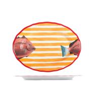 Piatto da portata ovale in melamina Marea cm 46