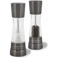 Set macina sale e pepe in acrilico e acciaio inox Derwent Gun Metal Precision cm 19