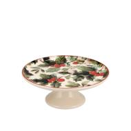 Alzatina in stoneware Magical Holly diametro 26