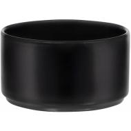 Set 6 coppette in porcellana Norway nero cm 10