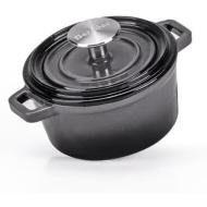 Casseruola in ghisa con coperchio B.Iron Grey