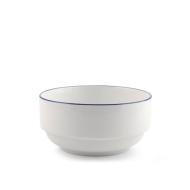 Set 6 coppette in porcellana Essence Blue cm 15