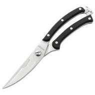 Trinciapollo in acciaio inox con manico in bakelite