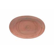 Vassoio ovale in porcellana Star Rouge cm 31