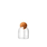 Barattolo in vetro borosilicato con tappo in sughero