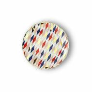 Piatto dessert Quadri cm 20,5