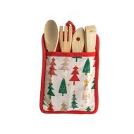 Porta mestoli con strofinaccio Forest