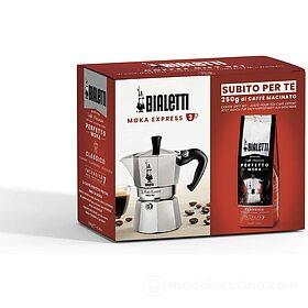 Caffettiera Bialetti moka Fiammetta 3 tazze alluminio rosso