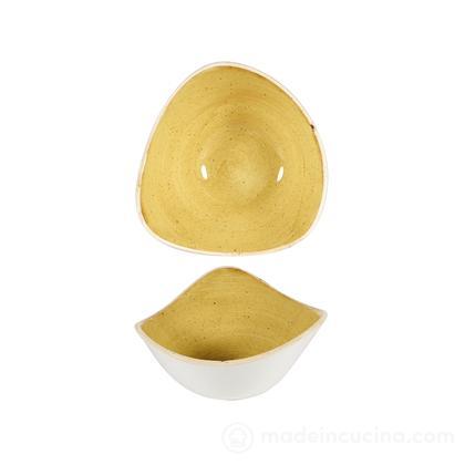 Coppetta Triangolare Stonecast Mustard Seed Yellow 15 cm 