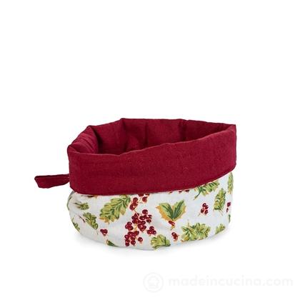 Cestino pane in cotone e poliestere Wildberry cm 16