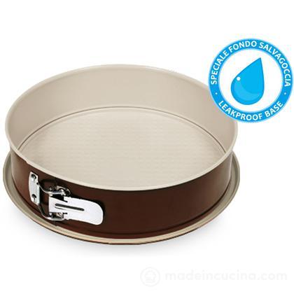 Tortiera Apribile Antiaderente - Set 3 Misure (11/18/22cm), Fondo Rimovibile