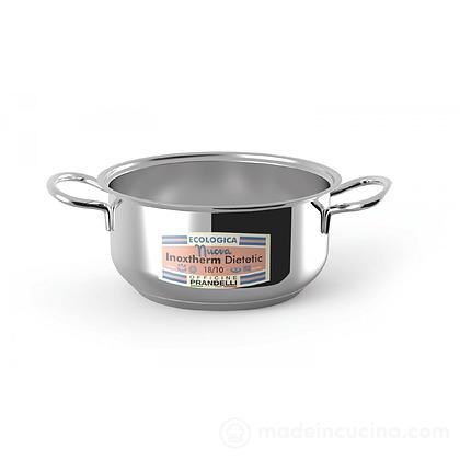 Casseruola fonda due manici in acciaio inox Inoxtherm