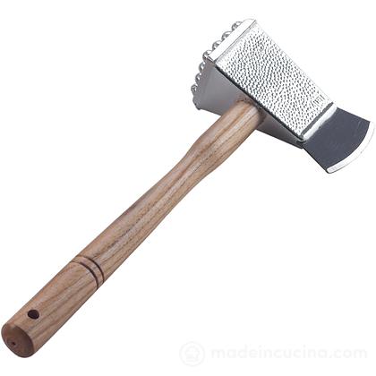 Batticarne 0,700 Gr Manico In Acciaio Inox Professionale Ambra Scatolato 0700kg