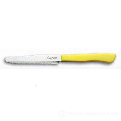 Set 6 coltelli da tavola con lama seghettata in acciaio inox