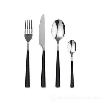 Set 24 posate in acciaio inox con manico in plastica Arbor