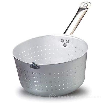 Scolapasta a un manico in alluminio