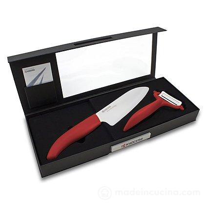 Set regalo coltello santoku 140 mm con pela ortaggi