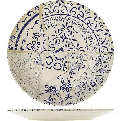 Set 12 piatti piani in stoneware Alyssa cm 25