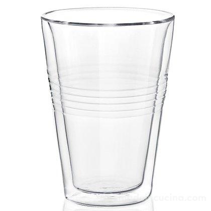 Set 2 bicchieri da bibita in vetro borosilicato Duplex