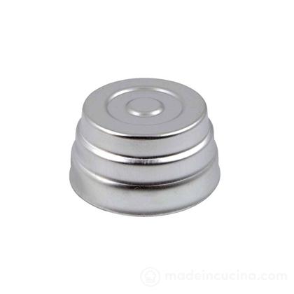 Stampo budino conico liscio in alluminio cm 8