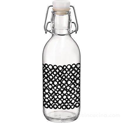 Bottiglia con tappo Emilia 0,5 litri Nero