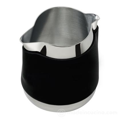 Lattiera in acciaio inox a due becchi con fascia in silicone Revolution Reverse 6 tazze