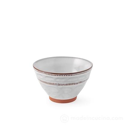 Set 6 coppette in terracotta smaltata Sintra cm 15