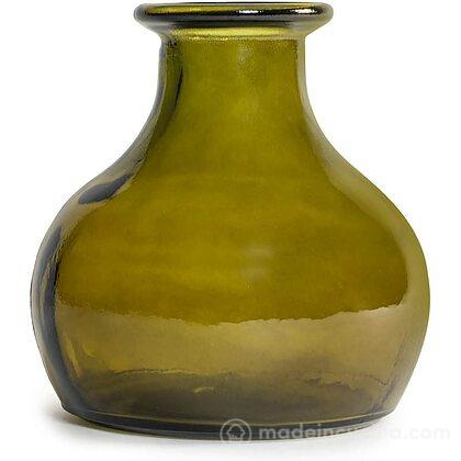 Vaso in vetro riciclato verde scuro Lisboa