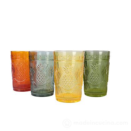 Set 4 bicchieri bibita Pina