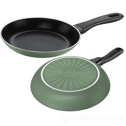 Padella alta Caprera verde cm 28