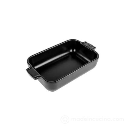 Mini teglia rettangolare Appolia nero satin cm 22x12