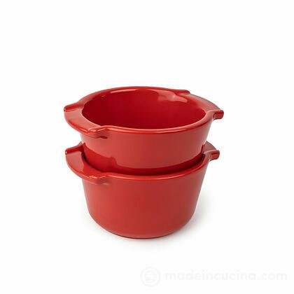 Set 2 pirottini ramekin Appolia rosso