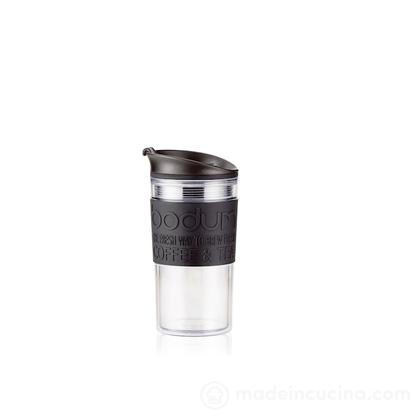 Mug da viaggio plastica doppia parete lt 0,35