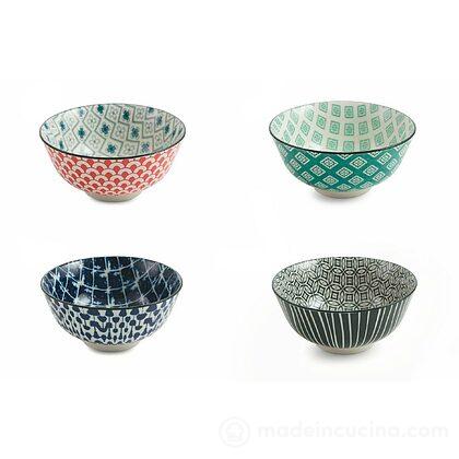 Kekow Set 4 Ciotole Grandi In Acciaio Inox 18/10 - Diametro 27,9 Cm, Ideali Per Esterno E Campeggio