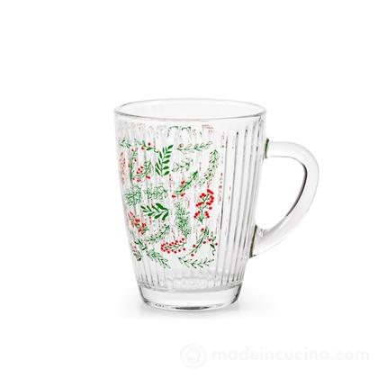 Tazza mug in vetro decorato Wildberry cc 300