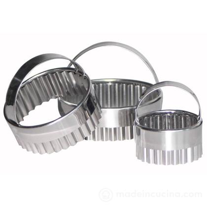 Set 3 tagliapasta festonati cm 5/7/8