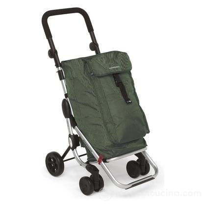 Carrello porta spesa con ruote Go Up verde