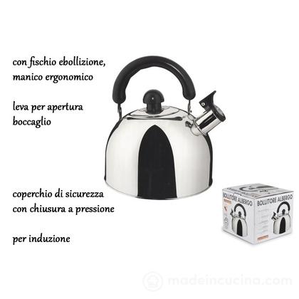 Bollitore in acciaio con fischio Albergo 3 litri