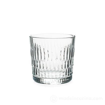 Set 3 bicchieri in vetro Rain cl 30