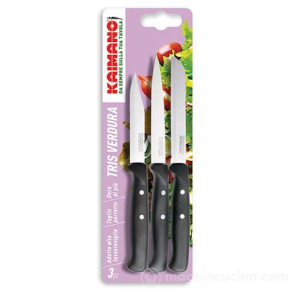 Set 3 coltelli verdura Premium